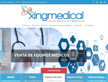Tablet Screenshot of equiposmedicosmantenimiento.com